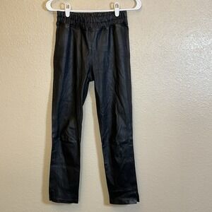 INÈS & MARÉCHAL $1400 Jardin Leather Stretch Trousers Black Size FR 34 US 2 NWOT